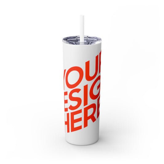 Skinny Tumbler with Straw, 20oz