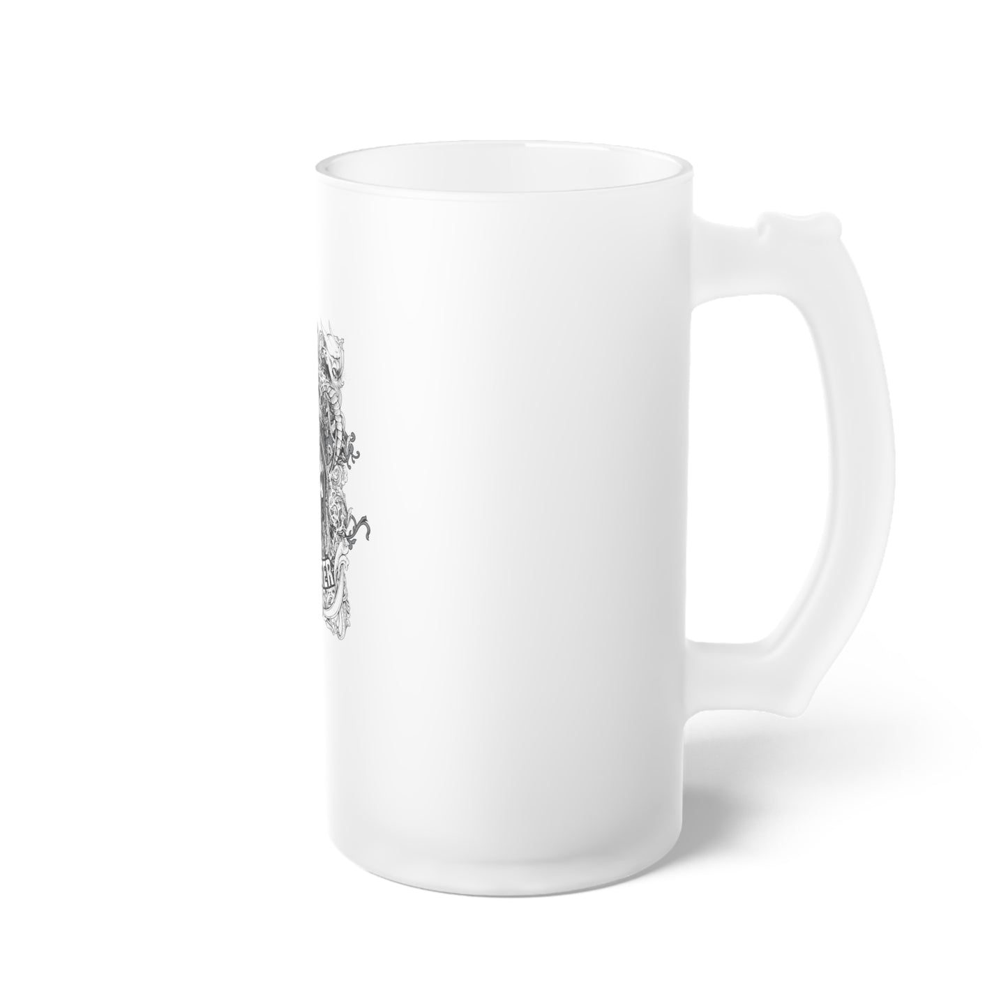 Frosted Glass Beer Mug