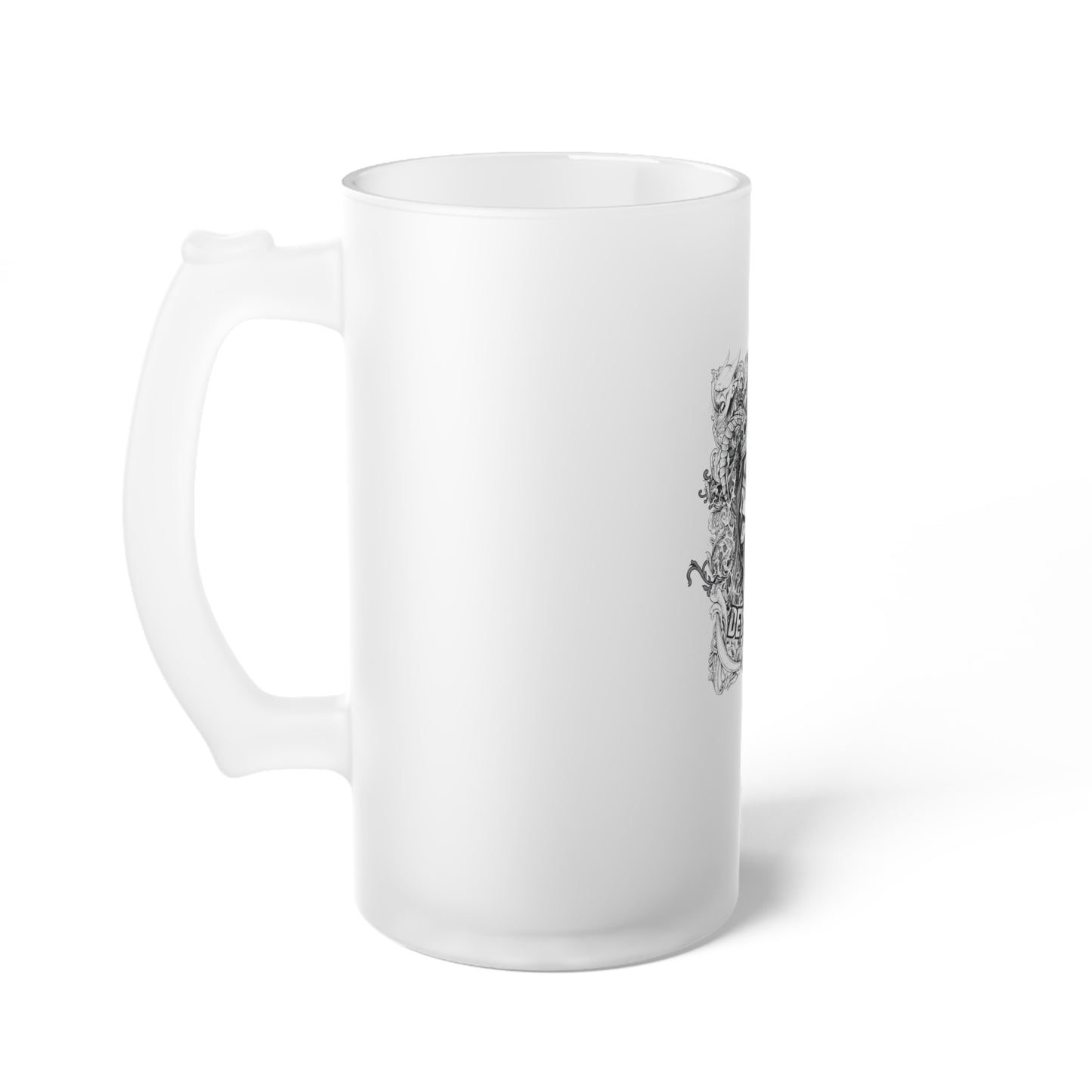 Frosted Glass Beer Mug